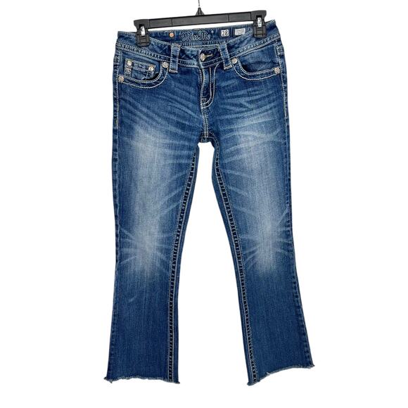 Miss Me Signature Boot Cut Jeans Size 28 - Picture 1 of 9
